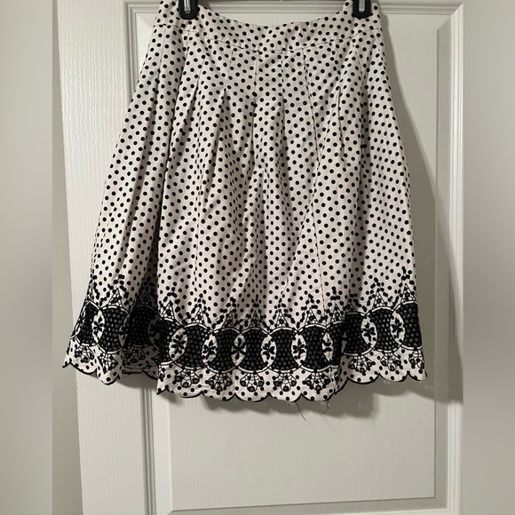 Talbots Skirts White And Black Polka Dot Skirt Poshmark — free download